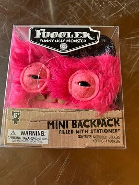 Fuggler Pink Funny Ugly Monster Mini Backpack - Pink